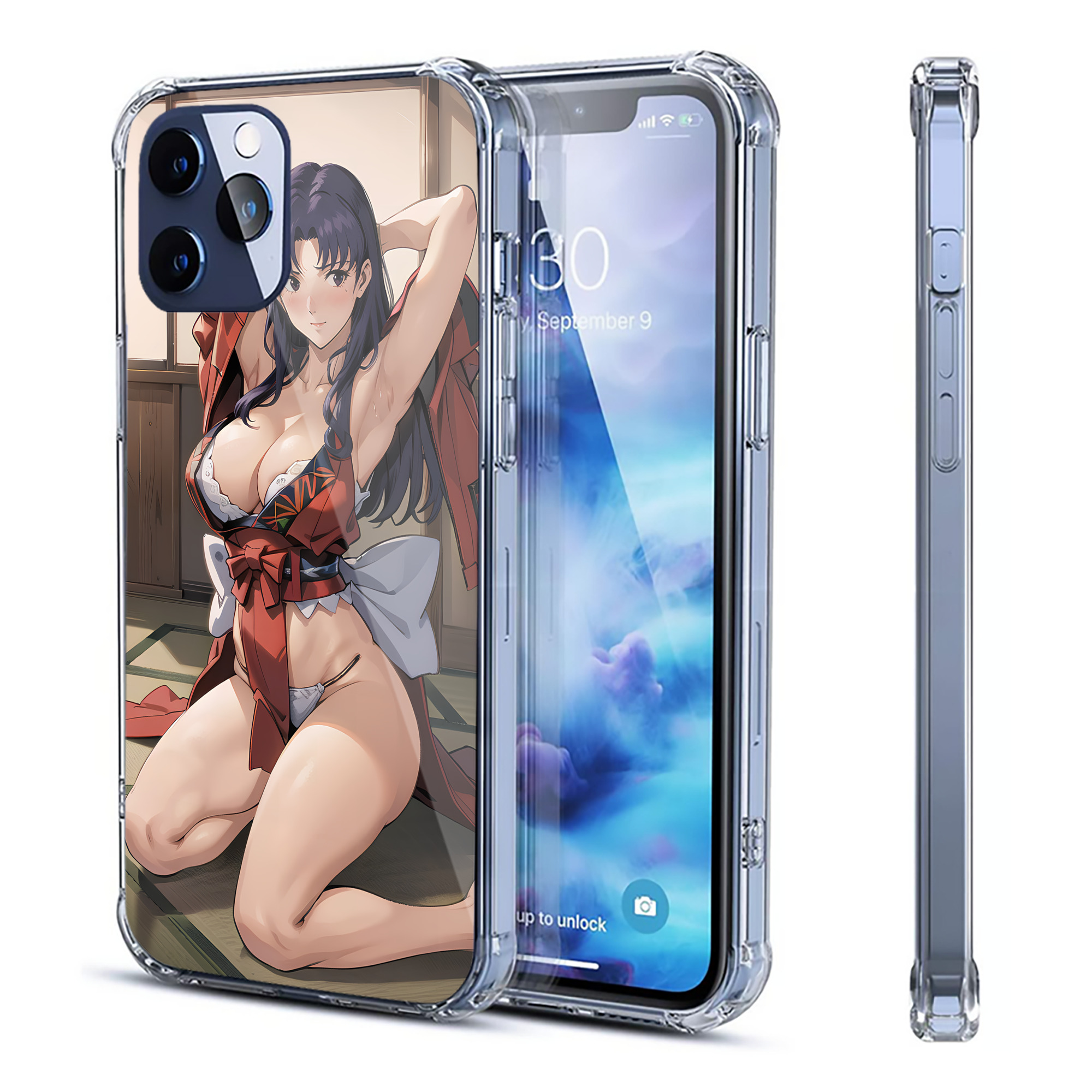 （画像用） EVA 新世紀エヴァンゲリオン 【iPhone 12シリーズ対応】透明スマホケース（クリアソフトケース）